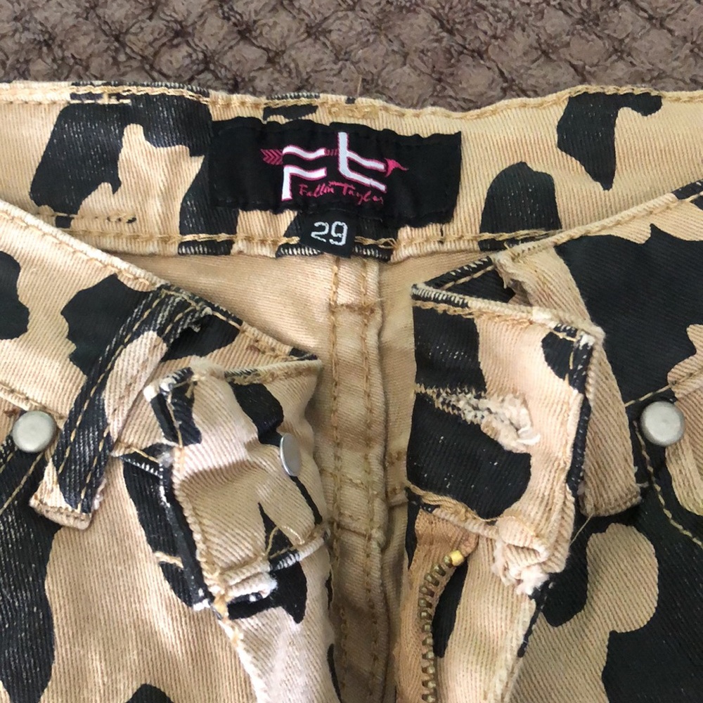 Fallon Taylor jeans leopard - Picture 2 of 2